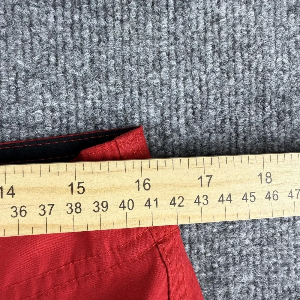 Hurley Swim Trunks Mens Medium Red Board Shorts‎ Drawstring Quick Dry Surf
